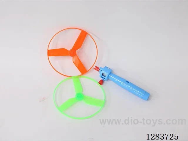 String-Pull Flying Saucer