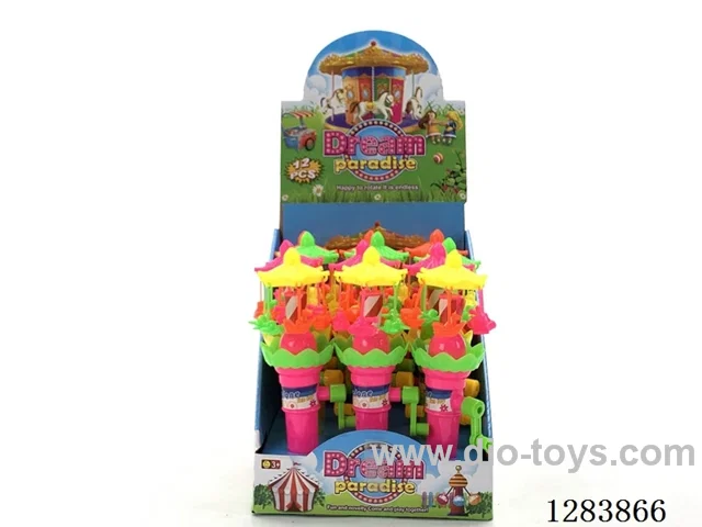 Hand-Cranked Carousel with Lights (12PCS) — Price per Piece