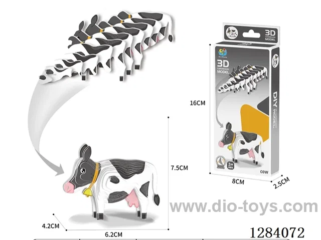 3D Animal Puzzle  Cow