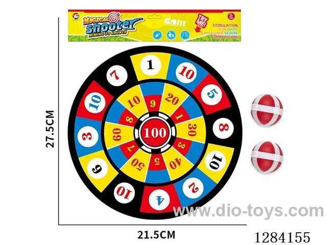 20CM Number Sticky Ball Fabric Target