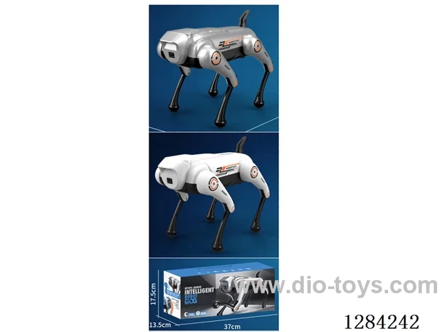 RC Robot Dog 2.4G W L/M / Programmable Movements / Built-in Voice / Touch Sensing / Dancing included battery