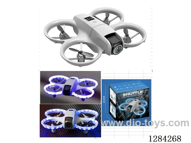 RC Quadcopter 2.4G Altitude Hold, Lights, Camera, App Control included battery