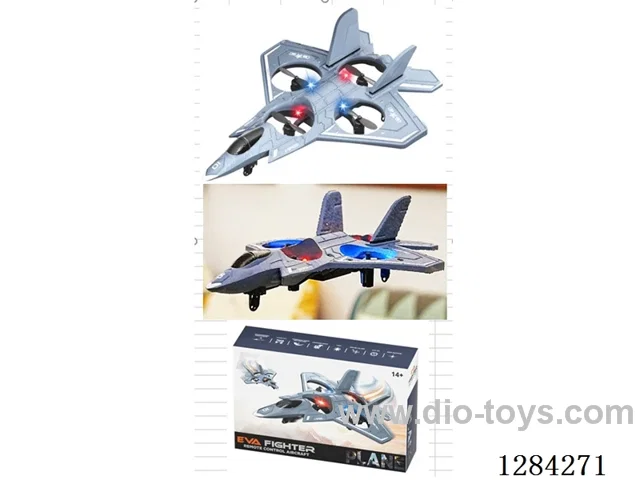 RC Quadcopter 2.4G Altitude Hold, Lights, Multiple Speed Settings included battery