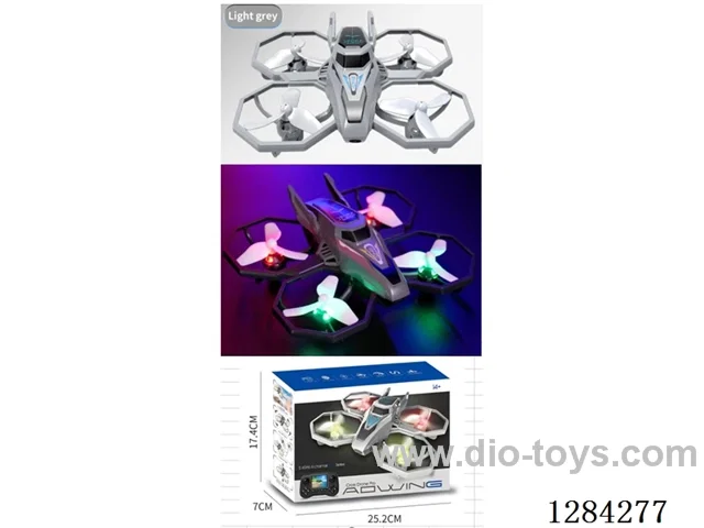RC Quadcopter 2.4G Altitude Hold, Lights, Camera, App Control included battery