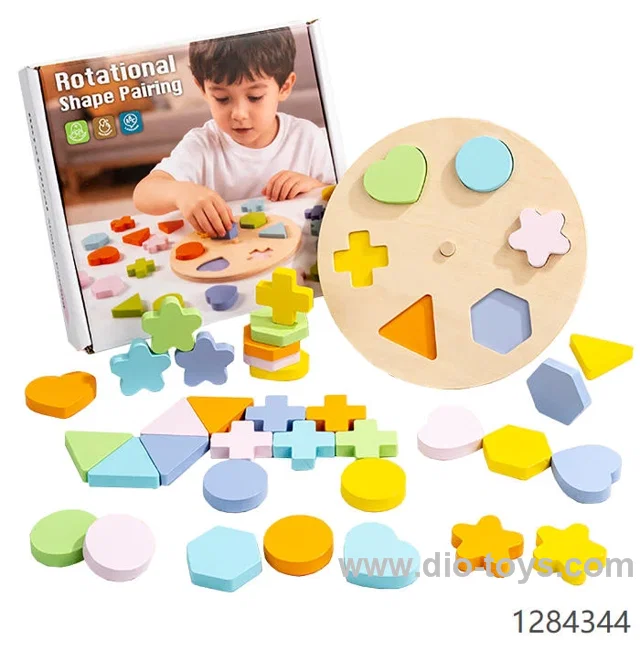 Montessori Children's Rotating Shape Sorter Toys
