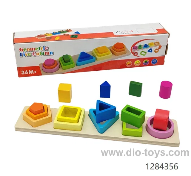 wooden toy in color box