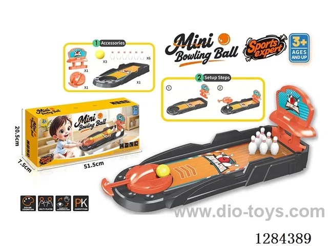 Mini bowling tabletop game