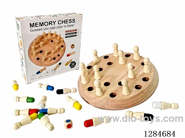 Wooden Color Memory Game - Large