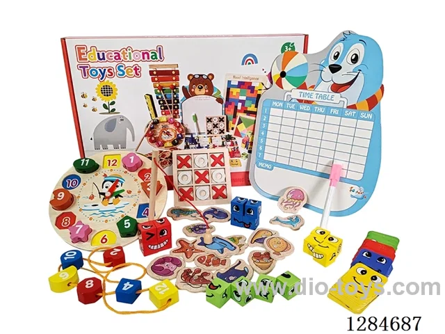 Wooden Educational Toy Set - 5PCS Set