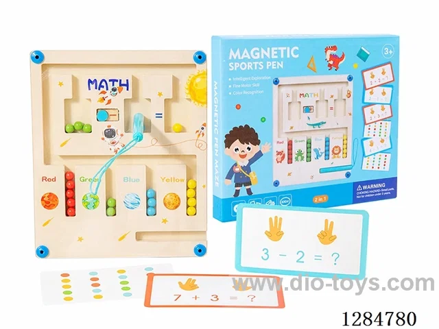 Wooden Magnetic Abacus 2-in-1 (Multiple Styles)