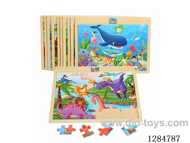 Wooden 40PCS Educational Puzzle - Various Styles