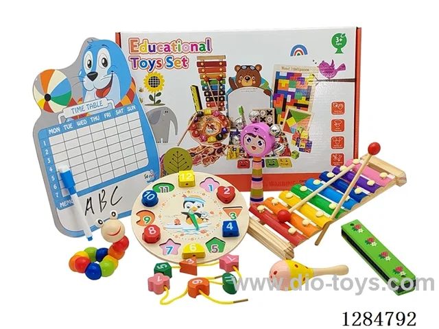 Wooden Educational Toy Set - 7PCS Set