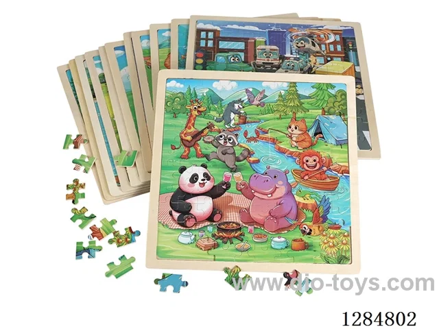 Wooden Educational Puzzle (100 PCS) - Various Styles