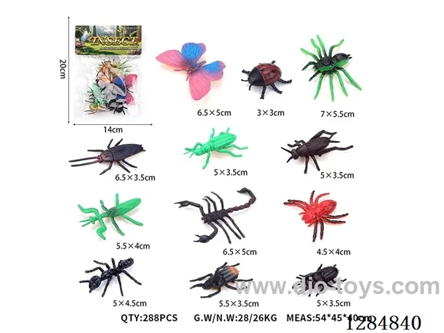 12 Small Solid Insects