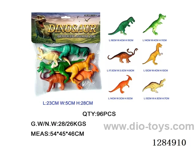 6 Large Hollow Dinosaurs