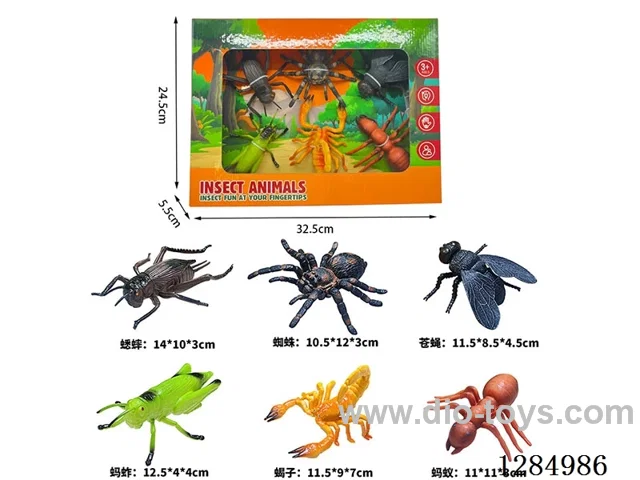 Large Insects 6 styles Display Box Set