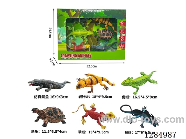 Large Reptiles 6 styles Display Box Set