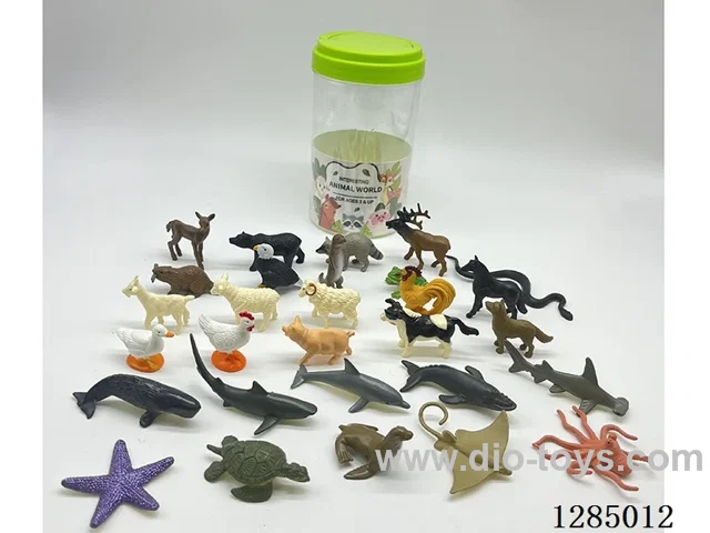 29 styles Set of Small Solid Animals