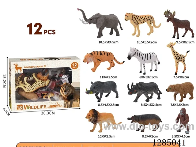 Wild Animals (12 Varieties) Small Window Box