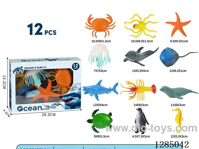 Marine Animals (12 Varieties) Small Window Box