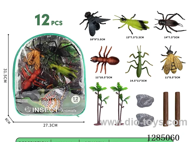 Insects + Accessories 12 styles Large Backpack Set