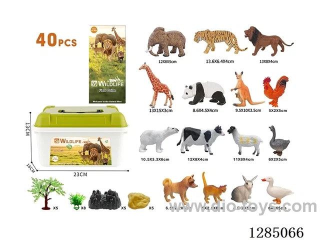 Animal Models 40PCS Storage Box Set