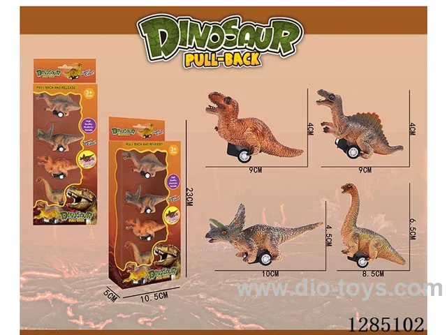 Pull-Back Dinosaurs (Color Box)