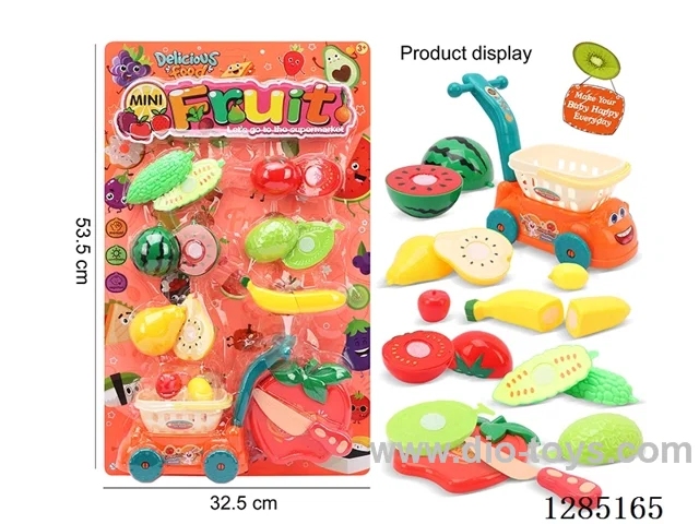 Fruit and Vegetable Shopping Cart Set