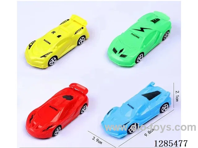 9 cm Pull Back Toy Cars 4PCS