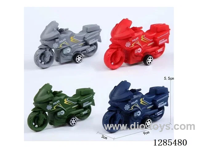 Pull Back Mini Motorcycles 4PCS
