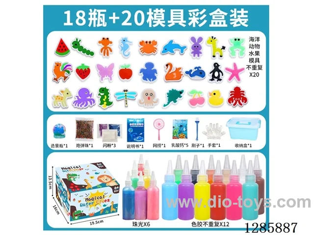 Water Spirit 18 Bottles + 20 Molds