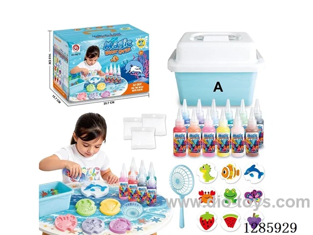 Water Spirits Magic DIY 30-Piece Set (A: Blue, B: Pink) Assortment