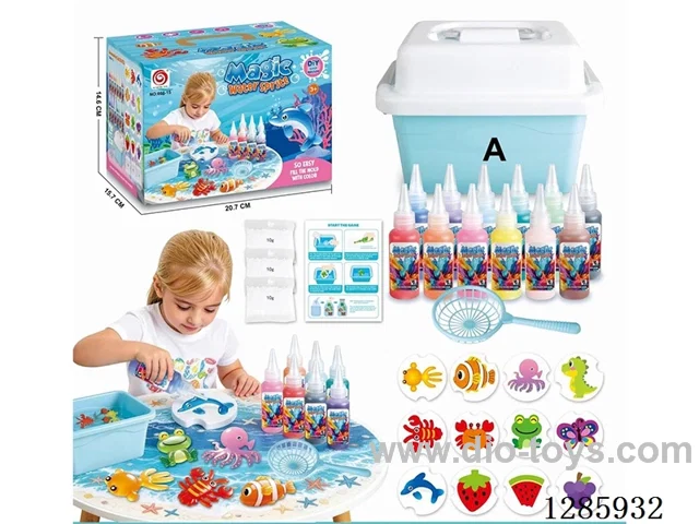 Water Spirit Magic DIY 30-Piece Set (A Blue, B Pink) Assortment