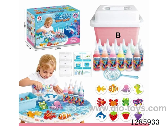 Water Spirit Magic DIY 30-Piece Set (A Blue, B Pink) Assortment