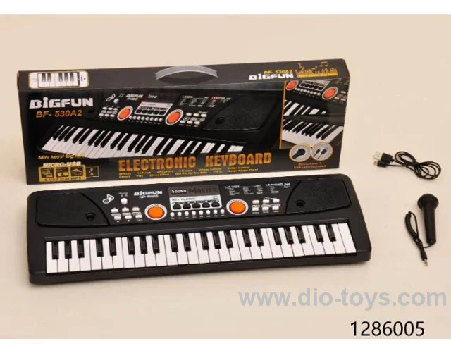 Electronic organ in color box