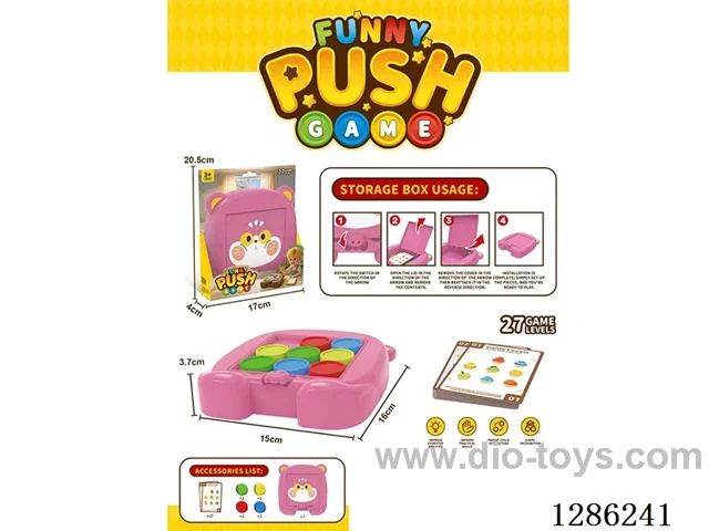Educational Board Games & Cards: Push-and-Go (Storage)