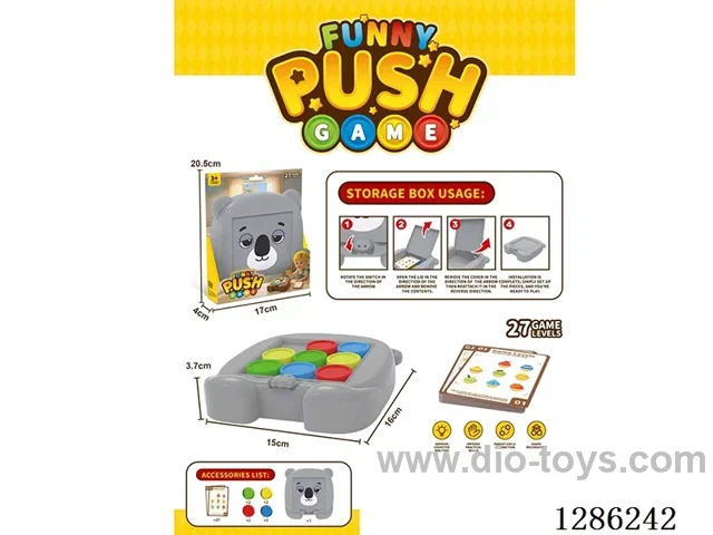 Educational Board Games & Cards: Push-and-Go (Storage)