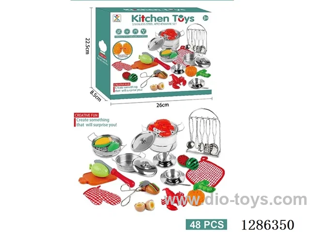 48PCS Stainless Steel Tableware Set