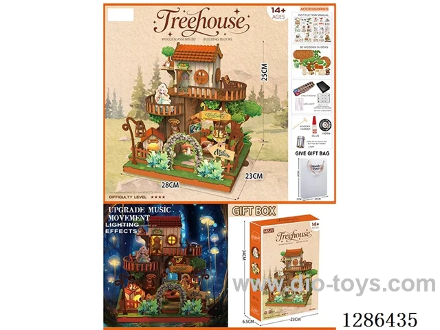 Tree House DIY Assembly Toys