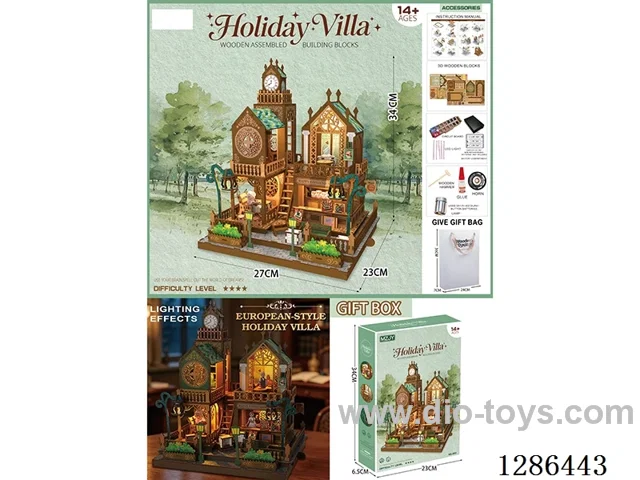 Holiday Villa DIY Assembly Toys