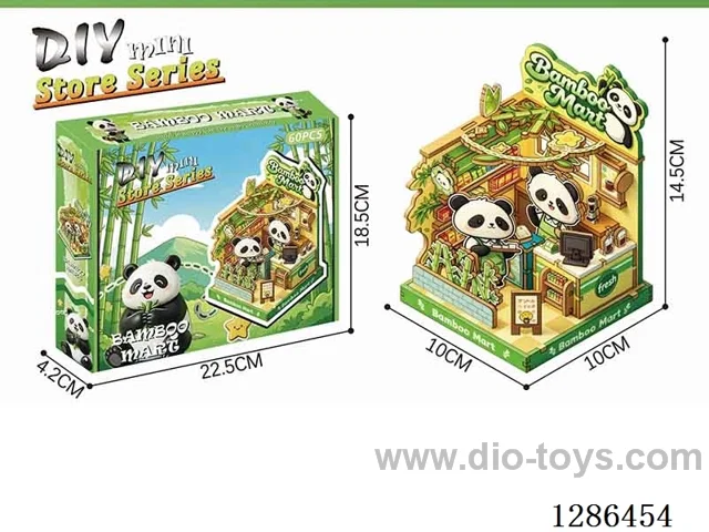DIY Panda Miniature Scene 3D Puzzle 60 PCS