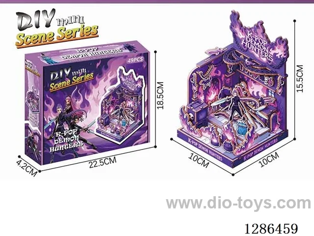 DIY Witch Hunters Miniature Scene 3D Puzzle 49 PCS