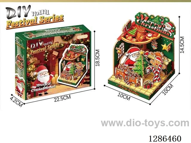 DIY Christmas Miniature Scene 3D Puzzle 39 PCS