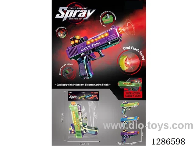 B/O gun with light/spray (Glock)
