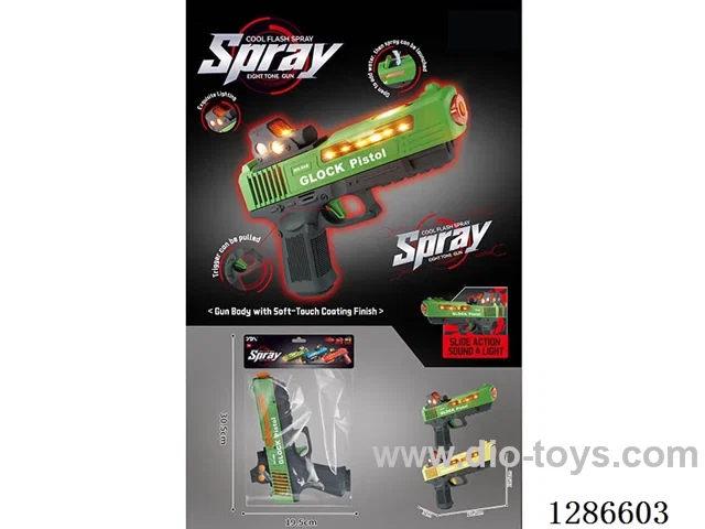 B/O gun - no spray (Glock)