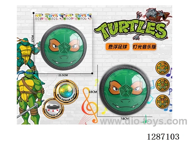 Teenage Mutant Ninja Turtles Floating Soccer Ball (Colorful Lights & Music Edition)