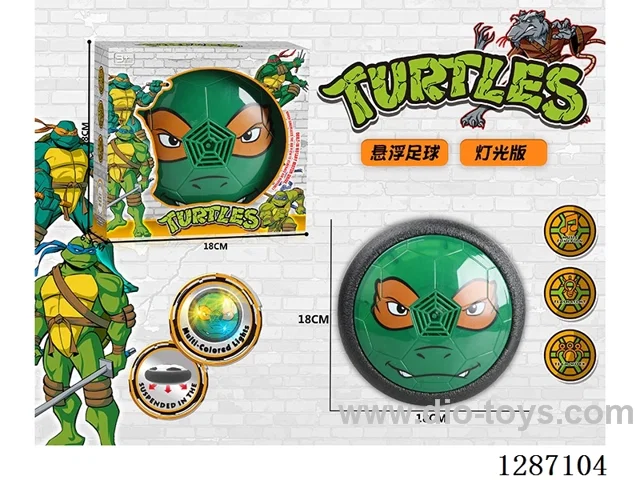 Teenage Mutant Ninja Turtles Floating Soccer Ball (Colorful Lights Edition)