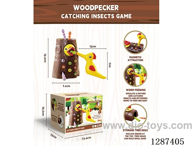 Woodpecker Catches Bugs