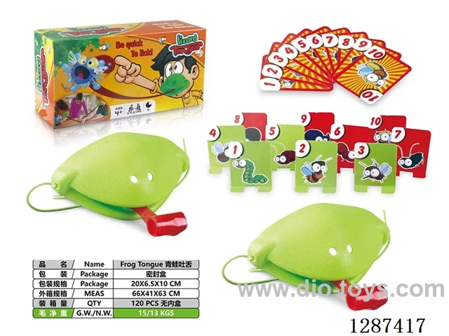 Two-Player “Frog Sticks Out Its Tongue” Mask