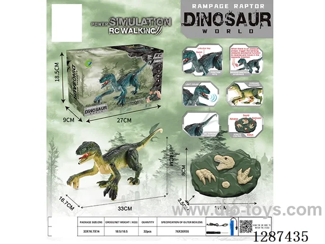 RC Sensing - Velociraptor W L/M included battery 2 Colors